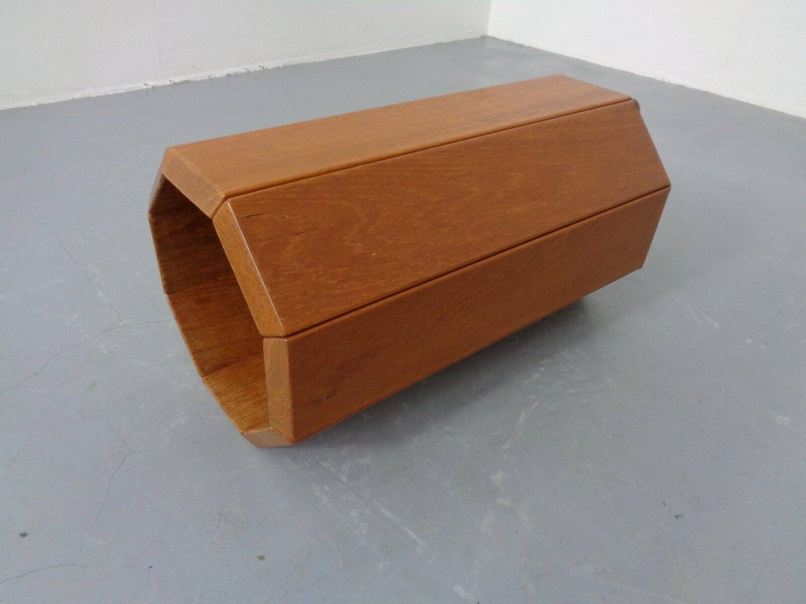 Danish Umbrella Stand in Teak by Kai Kristiansen for Vildbjerg Mobelfabrik, 1960s