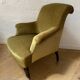 Velvet armchair
