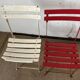 Set of 5 guinguette chairs