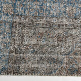 7x10 distressed multciolor vintage rug 301x220cm