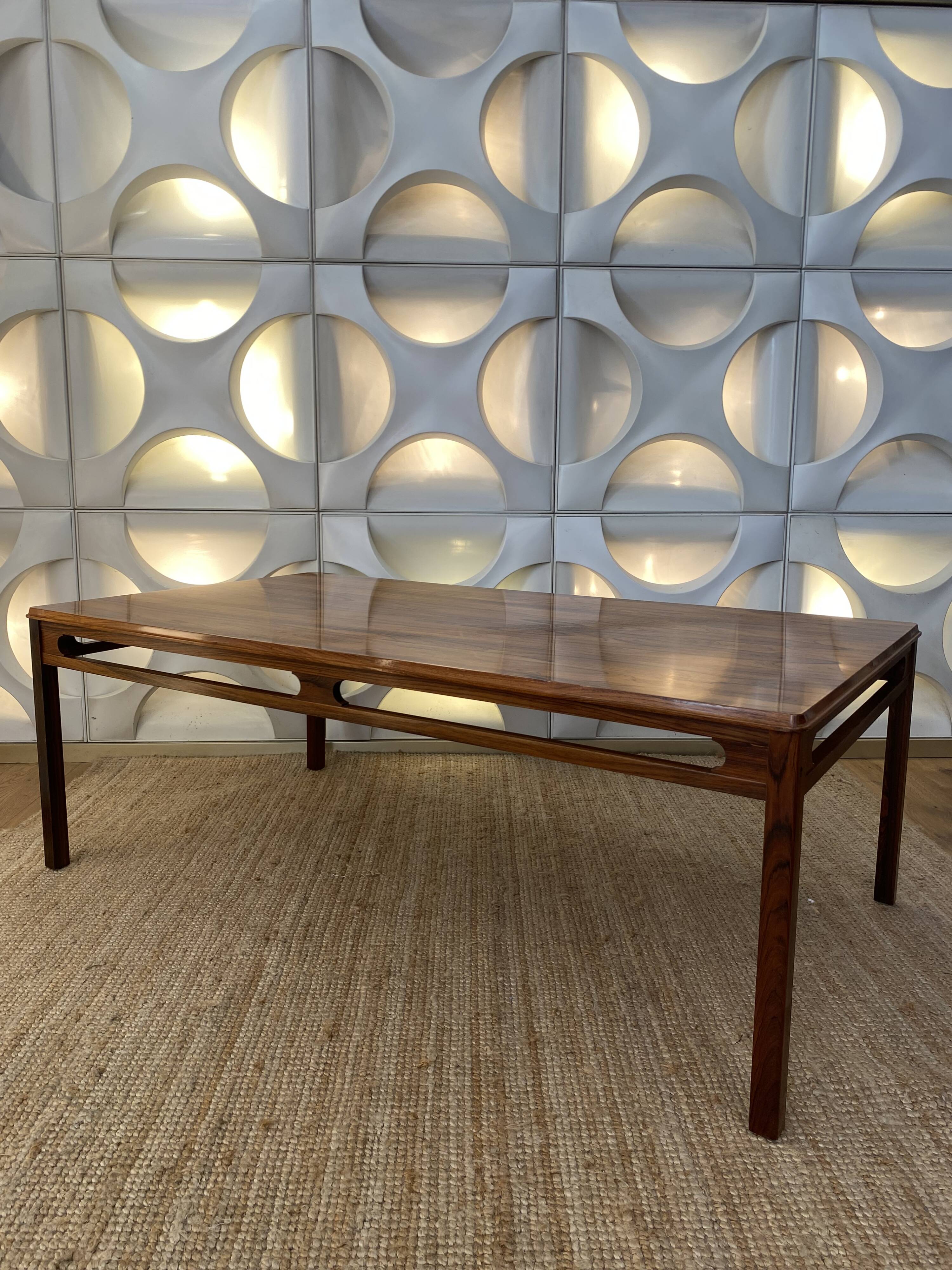 Vintage rosewood coffee tables by rasmus solber for s mobler, 1960