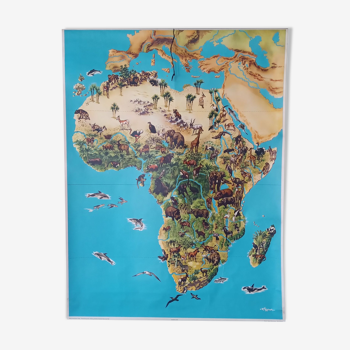 Carte scolaire d'Afrique de Westermann