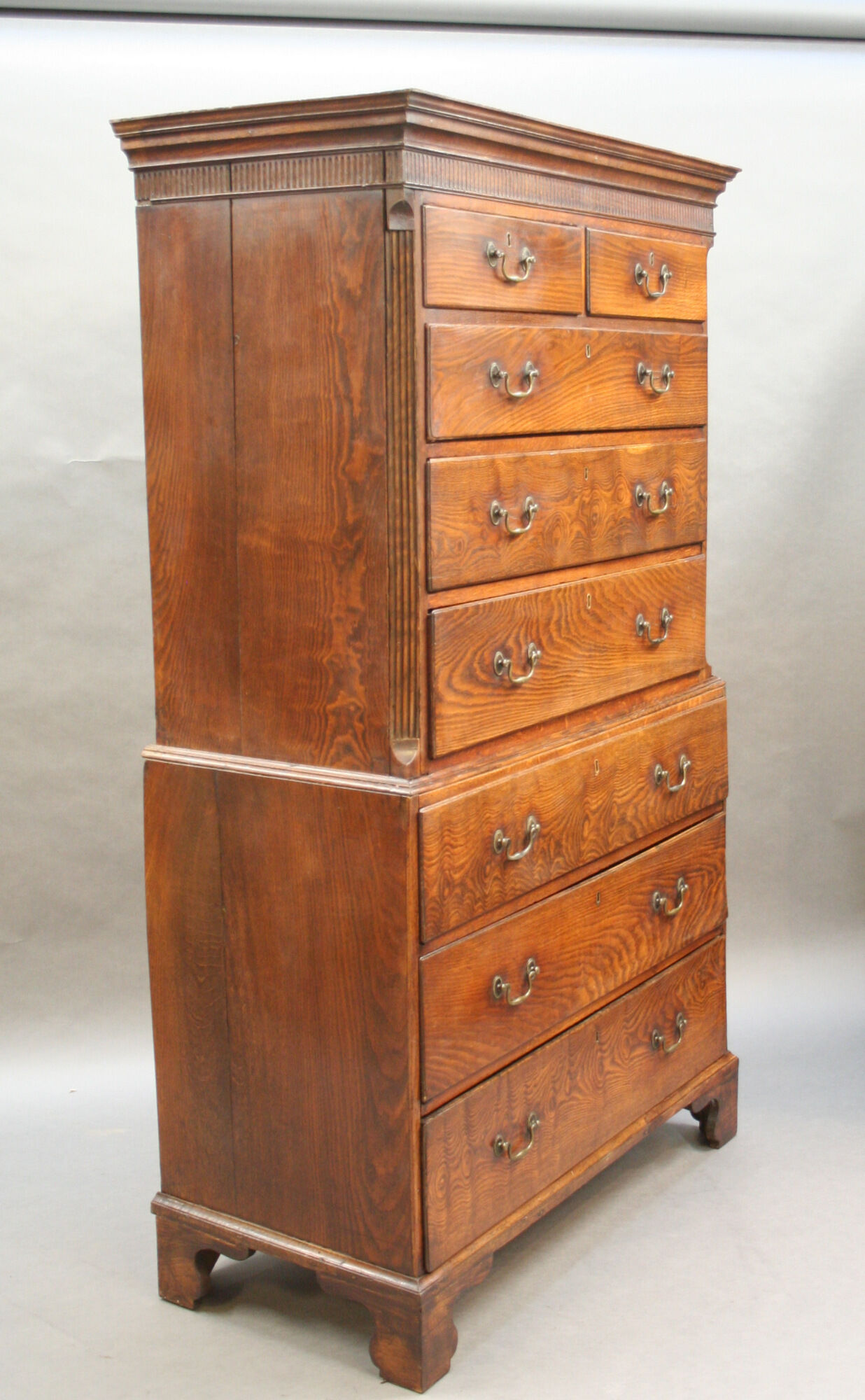 George 111 Tallboy Chest Of Drawers