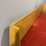 Mid-century folding sofa bed by Drevotvar, 1970s, Czechoslovakia