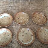 6 stoneware coffee cups