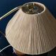 Mid-century modern Temde sisal desk lamp, Germany / Switzerland 1960s