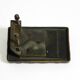 Massive, heavy 1970s Brutalist bronze push handle by Alpan Germany