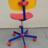 Vintage office chair, ikea design Memphis