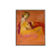 Tableau Pastel Claude Blanc-Brude (né en 1932) "Maternité"