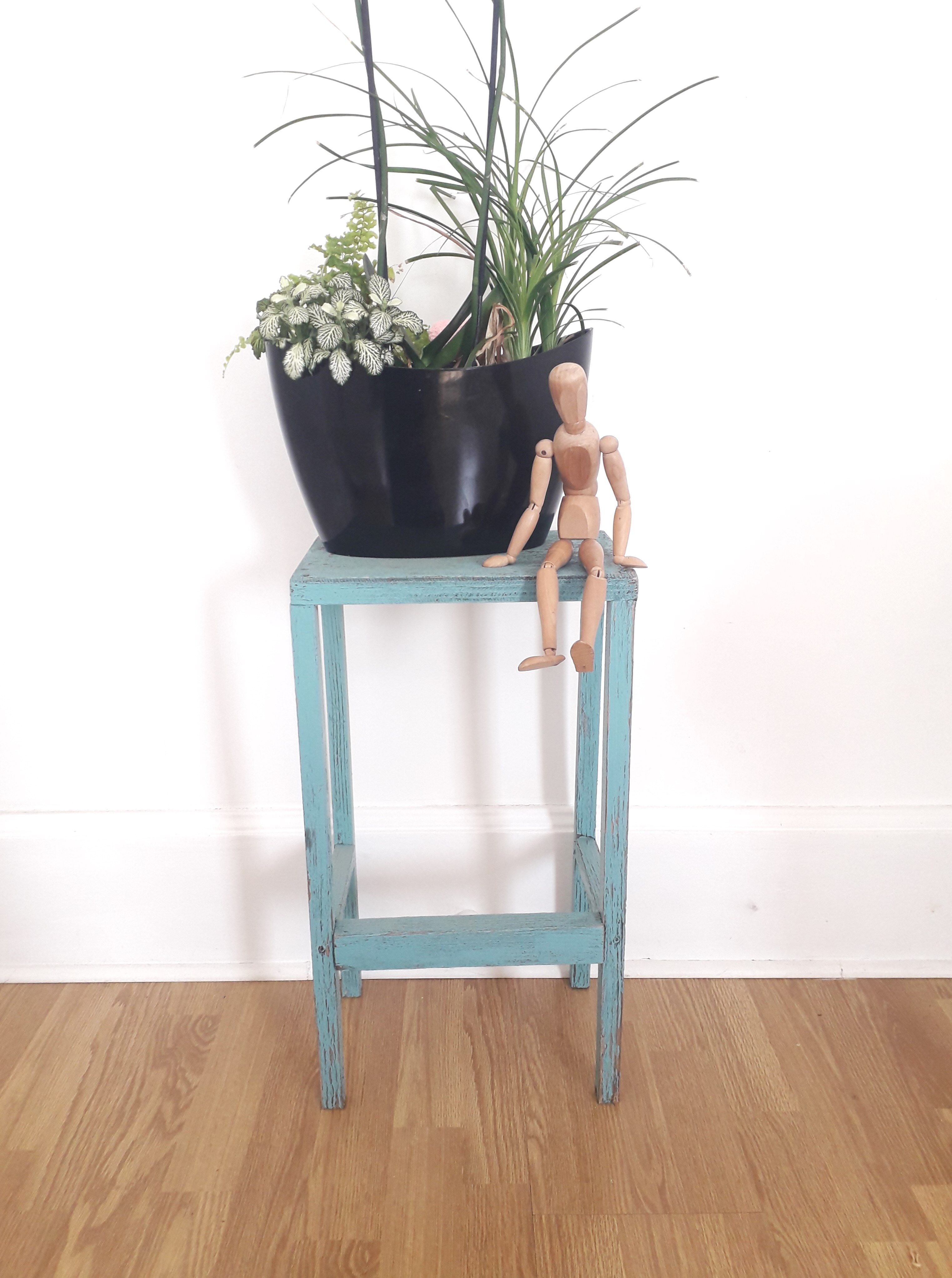 Old wooden plant holder 1960