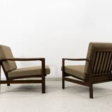 Mid Century Armchairs By Zenon Bączyk, 1960's, Set Of 2