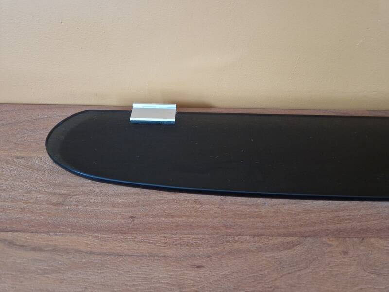 Smoked glass shelf - Veca edition, Fontana Arte - Design 1970