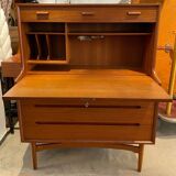 Danish teak secretary desk, 1960