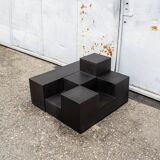 Tables Basses Gli Scacchi par Mario Bellini pour C&b Italia, 1971, Set de 3