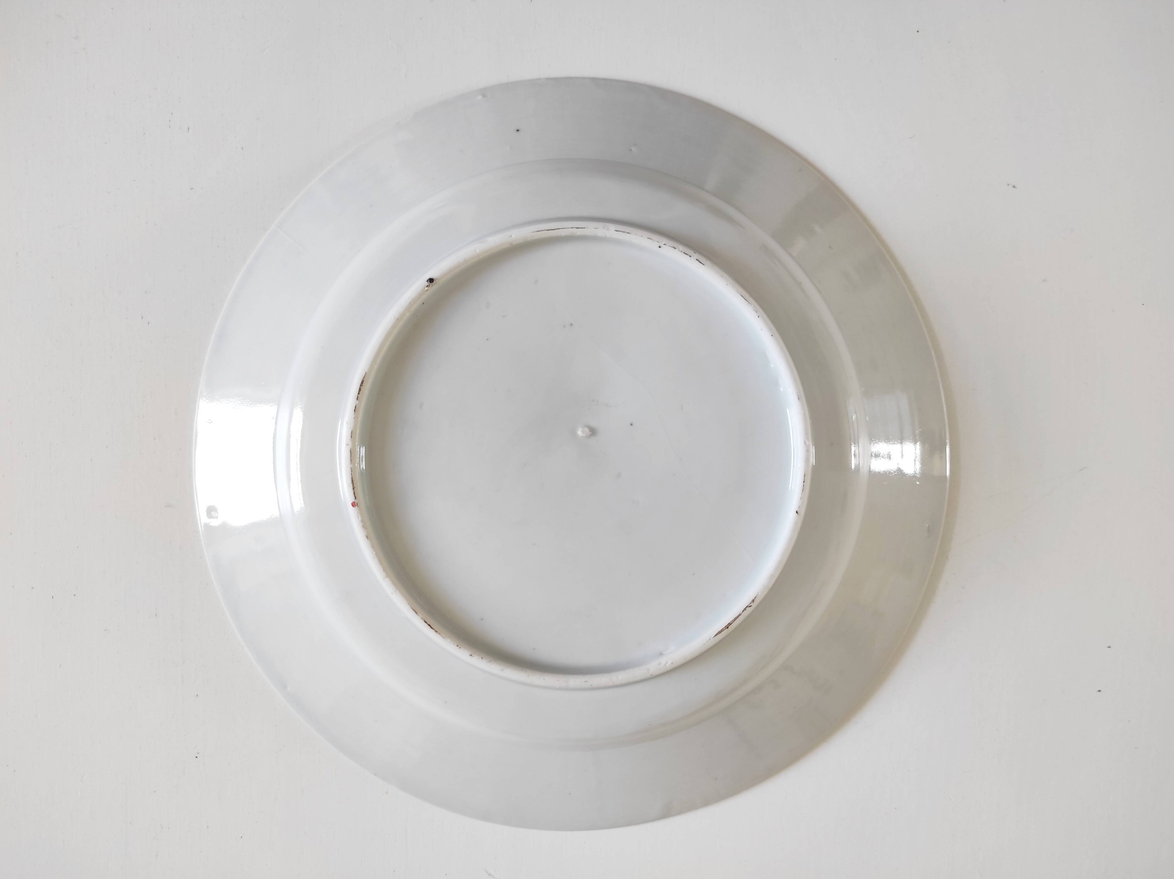 Japanese plate circa 1900 birds and insects