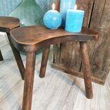 Pair of tripod stools