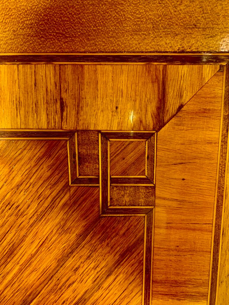 Transition style secretary, rosewood, gilded bronzes