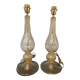 Pair of lamp legs Alberto Dona - Murano - 70s