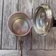 Silver chocolate pot with wooden handle and lid