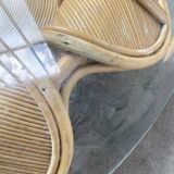 Vivai del sud “flower” rattan coffee table