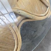 Vivai del sud “flower” rattan coffee table