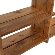 Vintage Wall shelf rack Pinewood wood 70s design