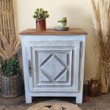 Confiturier en chêne et noyer