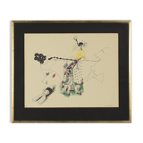 Vintage Color Lithograph by Carl Fredrik Reuterswärd, Abrakadabra, 1990