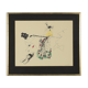 Vintage Color Lithograph by Carl Fredrik Reuterswärd, Abrakadabra, 1990