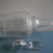 old blown glass wine carafe old blown glass wine carafe