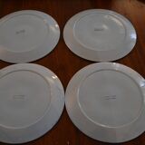 Set of 4 Pornic oyster plates