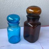 Vintage apothecary pots