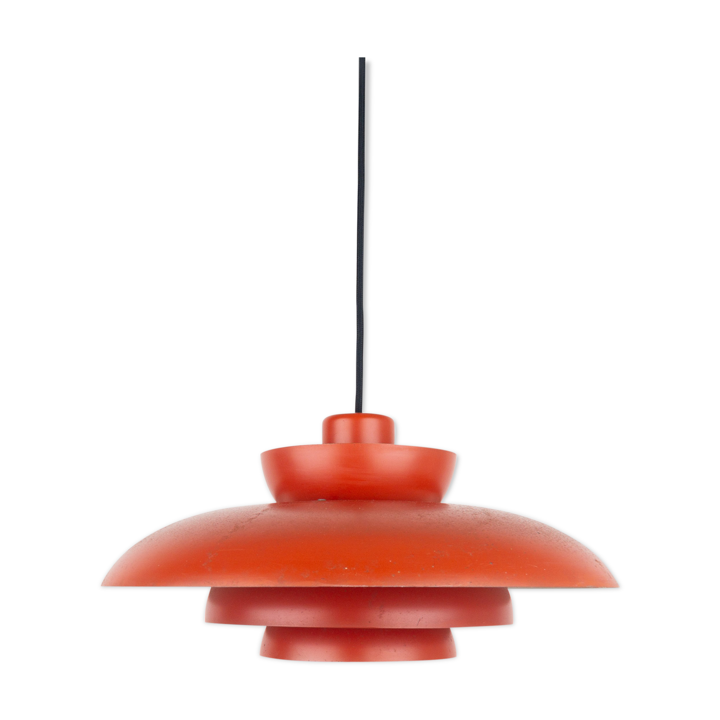 Danish mid century pendant lamp Penta by Jo Hammerborg, Fog og Mørup, Denmark, 1965