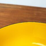 Yellow enamel bowl mid-century by Kaj Franck for Wärtsila Arabia, Finland, 1960s.