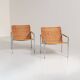 Early pair of modernist “SZ01” arm chairs by Martin Visser for Spectrum