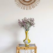Cristallerie de Clichy White Opaline Pitcher Vase, Handmade in France