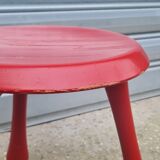 Stool Ingvar Kamprad limited edition red