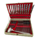 Household box 49 pcs in stainless steel with old E stainless steel D hallmarks