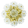 Mid-Century Floral Murano Glass Flush Mount by Ernst Palme for Palwa, Germany, 1960s