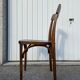 Curved wooden bistro chair Luterma 1950