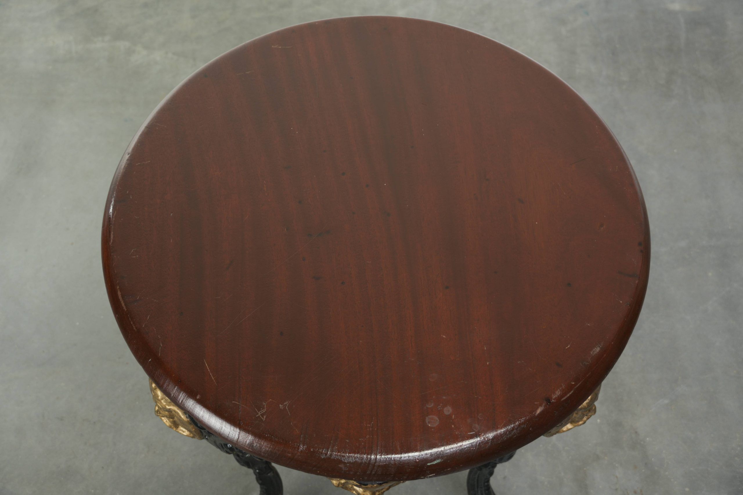 Antique English bistro/side table from the early 20th century