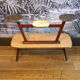 Vintage plant holder table in formica