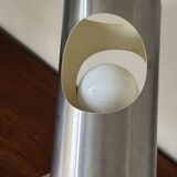 Vintage tube stainless steel lamp, 70s design