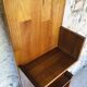 Vintage straight wall shelf, Scandinavian teak style, Circa 70's