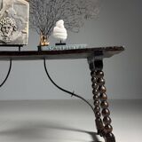 Spanish table 18th century bobbin