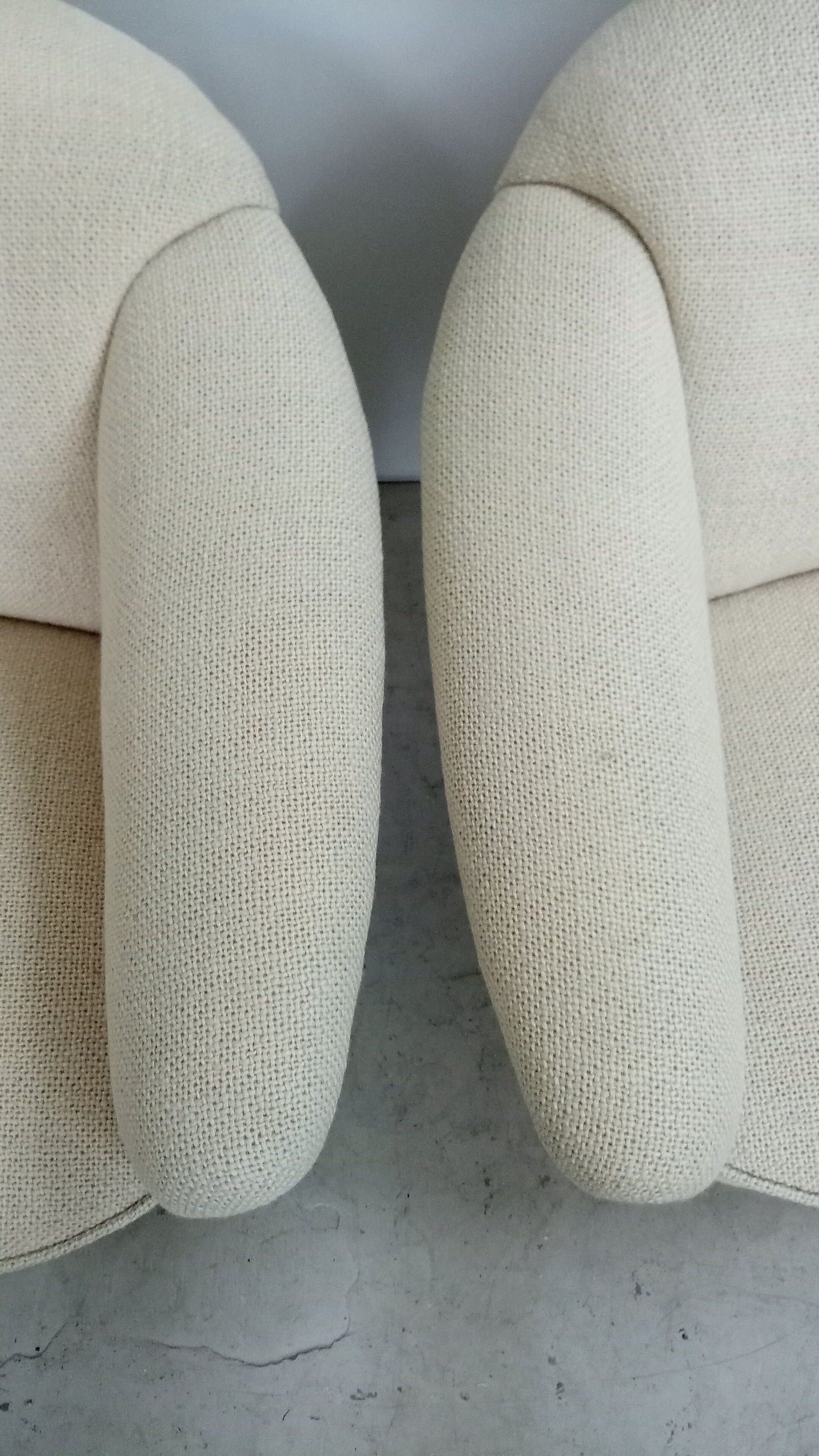 Pair scandinavian armchairs