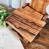 Olive wood salt box