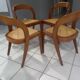 Suite of 4 chairs Baumann model Vintage Gondola 1970s