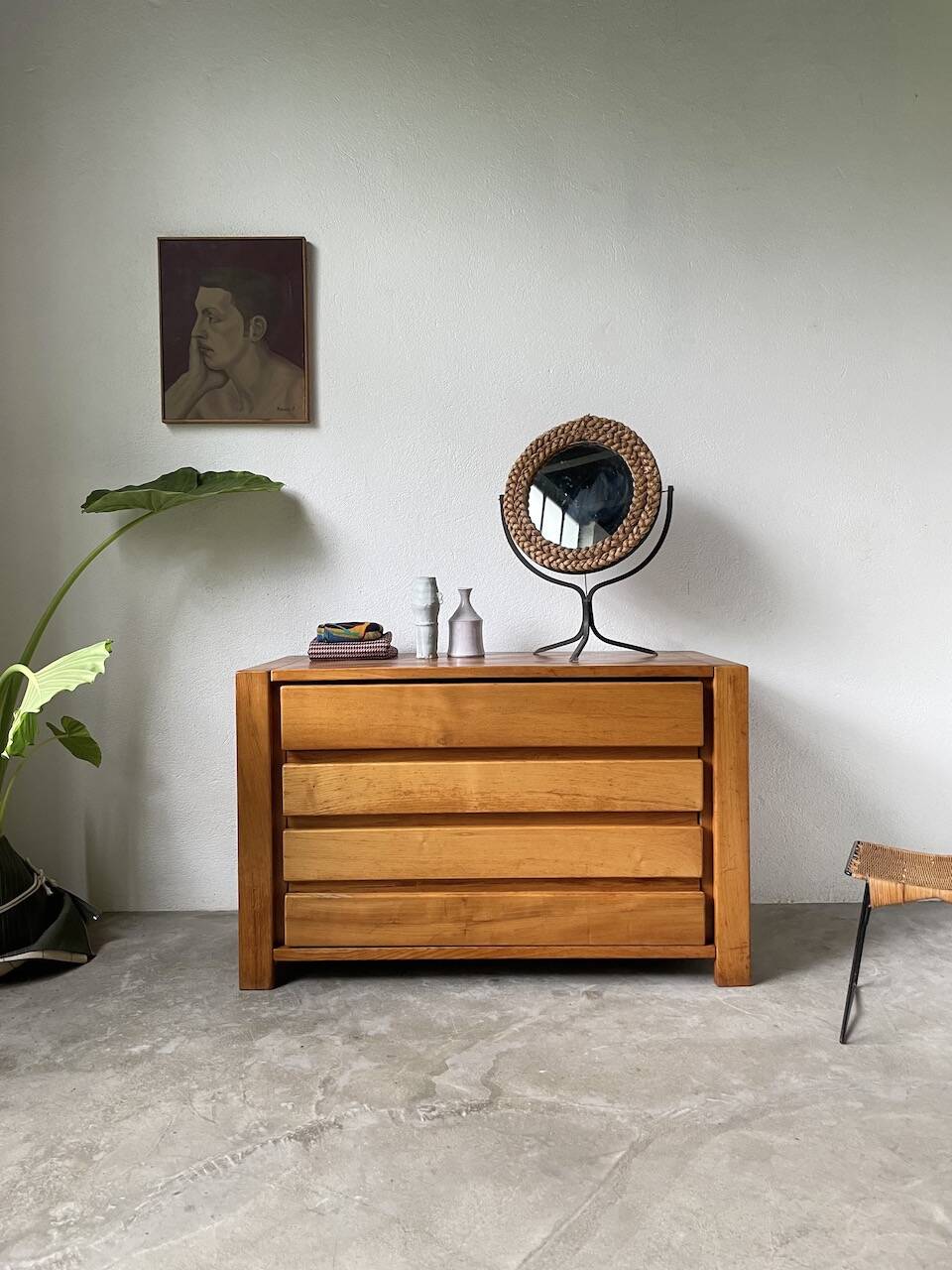 Elm chest of drawers Maison Regain