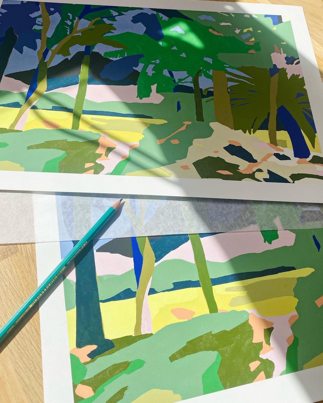 Le Morne - limited edition art print (A4)